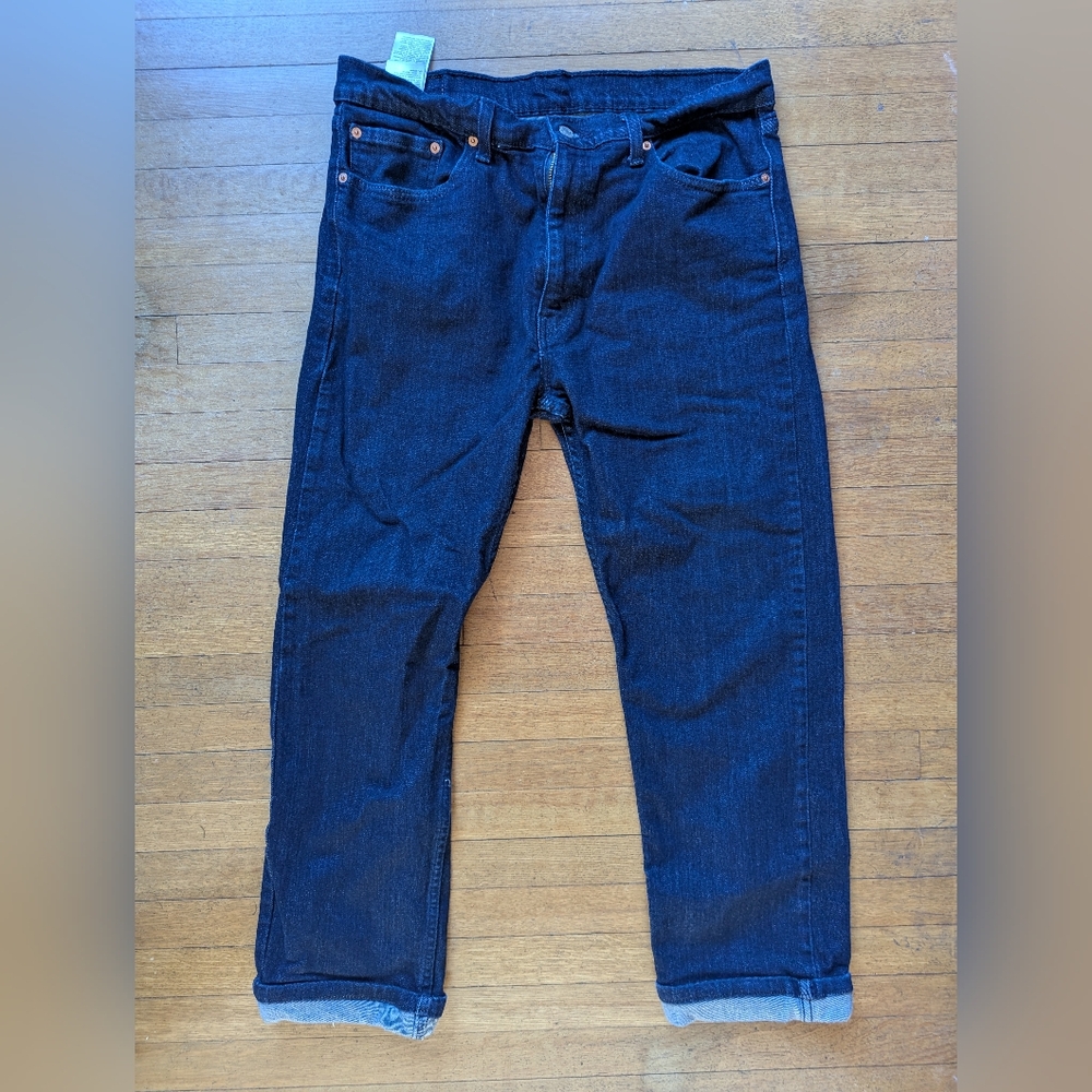 Levi 505s 36 X 34, real measures 35 x 27 hemmed